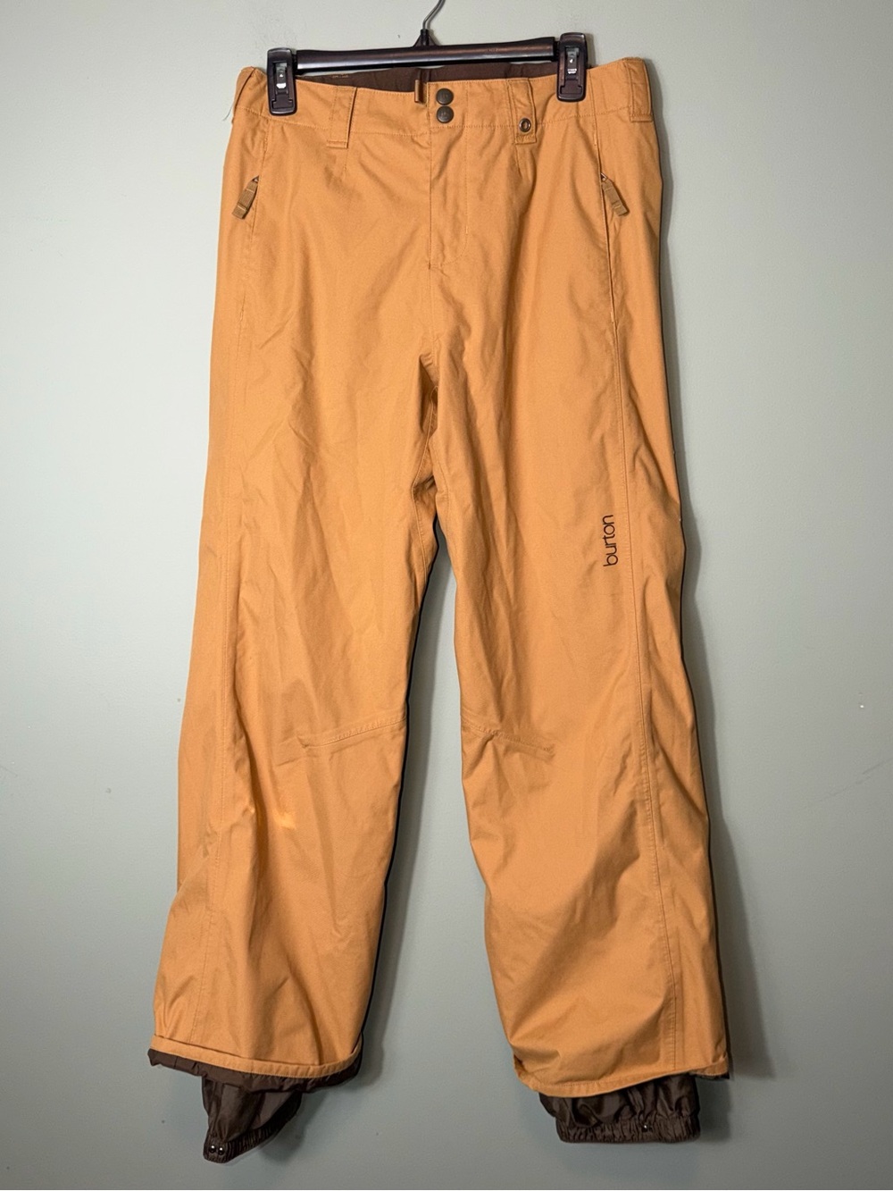 Burton Men’s cargo winter/snowboard pants Small Tan